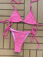 DEKA Women Brazlian Solid Mirco Bikini Set Tie Side G-String Thong Swimsuit Female Bandage Bathing Suit Swimwear Biquini