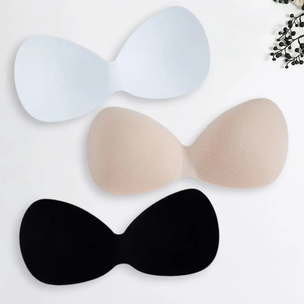 Bra Pad 0.1cm Ultra Thin Bra Insert Triangle Sponge Push Up Bra Pad Women Insert Swimsuit Bikini Breast Enhancers Chest Cup Pads