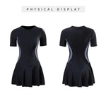 Female One-piece Conservative Student Dress Slimming Ins Sporty Super Fairy Hot Spring Swimsuit
