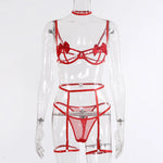 Sexi Babydoll Lace Bra And Panty Set Perspective Sex Erotic Costumes Lingerie Set Underwear Dress Porn Sexy Lingerie For Women