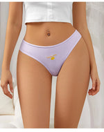 Fruit Printed Girls G String Sexy Panties Seamless Women Briefs Thong Underwear Female Low Waist Fitness Lingerie Size S-XL