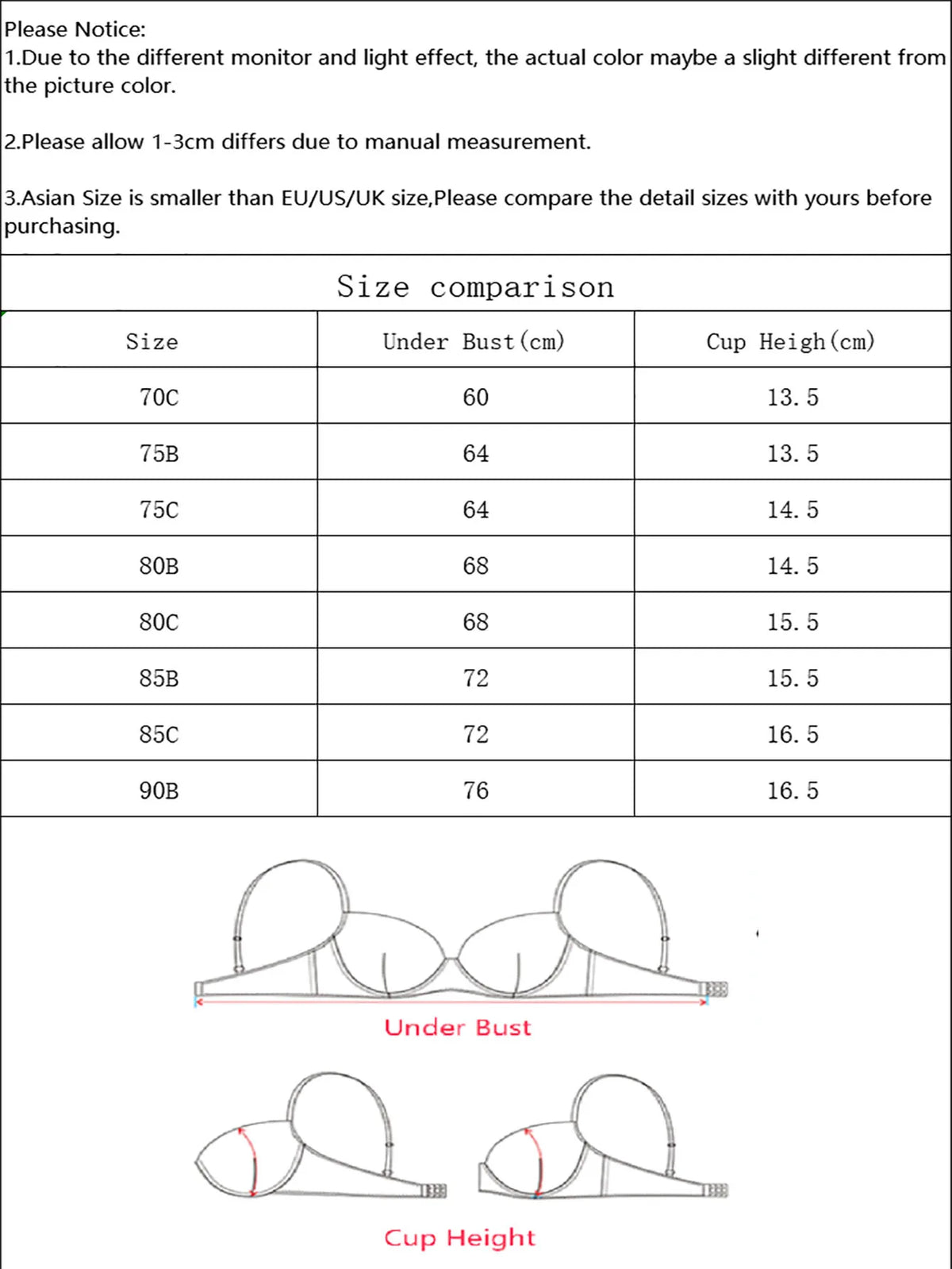 Purple lace ultra-thin bra with steel rim support Transparent half cup design without padding sexy Lingerie women's underwear