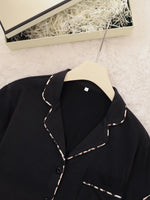 Women's Sleepwear 2026 New Summer Comfortable Pajamas Sets for Women Lapel Homewear Short Sleeve Shorts Set Pijamas Pajamas Set