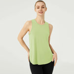Women's Sleeveless Sports Top Quick Dry Running Fitness Yoga Vest Loose Fit Breathable Pilates Gym Cover Up Shirt