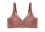 French Lace Minimizer Bra for Women U-Back Side Support Top Up Bra Anti-Sag Sexy Shapewear Underwear New Autumn OWD6017
