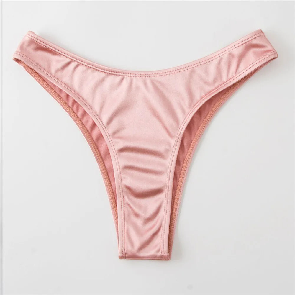 Sexy U Shaped Bandeau Bikinis Sets Mujer Strapless Swimwear Women Gold Swimsuit Bathing Suit Biquinis Brazilian Bikini Swim 2026