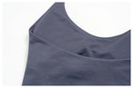 New Yoga Sets Women Summer Seamless Thread Hanging Neck Sports Vest Exercise Fitness Suit High Waist Wide Leg Pants Tracksuit