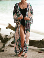 13 Colors Printed With Belt Crochet Knitted Tunic Beach Dress Beach Wear Beachwear Beach Cover Up Cover-upsFemale Women V7201
