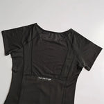 Women's Mesh Sports Fitness T-Shirt Quick Dry round Neck Pullover Short Sleeve Breathable Yoga Top for Workout And Fitness
