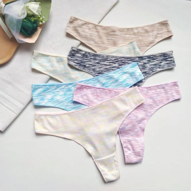 3Pcs/Set Women Panties Low Rise G-string Seamless Underwear Female Underpants Comfort Panties Sexy Lingerie S-XL Thongs