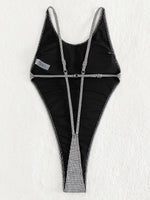 Extreme Mini Micro String Backless Women Swimwear One Piece Swimsuit Female High Cut Monokini Thong Bathing Suit Swim Beachwear