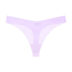 Girls Briefs Seamless Women Panties Sexy G String Ice Silk Underwear T Back Sports Yoga Thong Traceless Plus Size S-XL