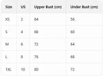 Summer Solid Color Strapless Wireless Women's Bra Bralette Front-Clasp Push up Bra Comfort Unpadded Bras