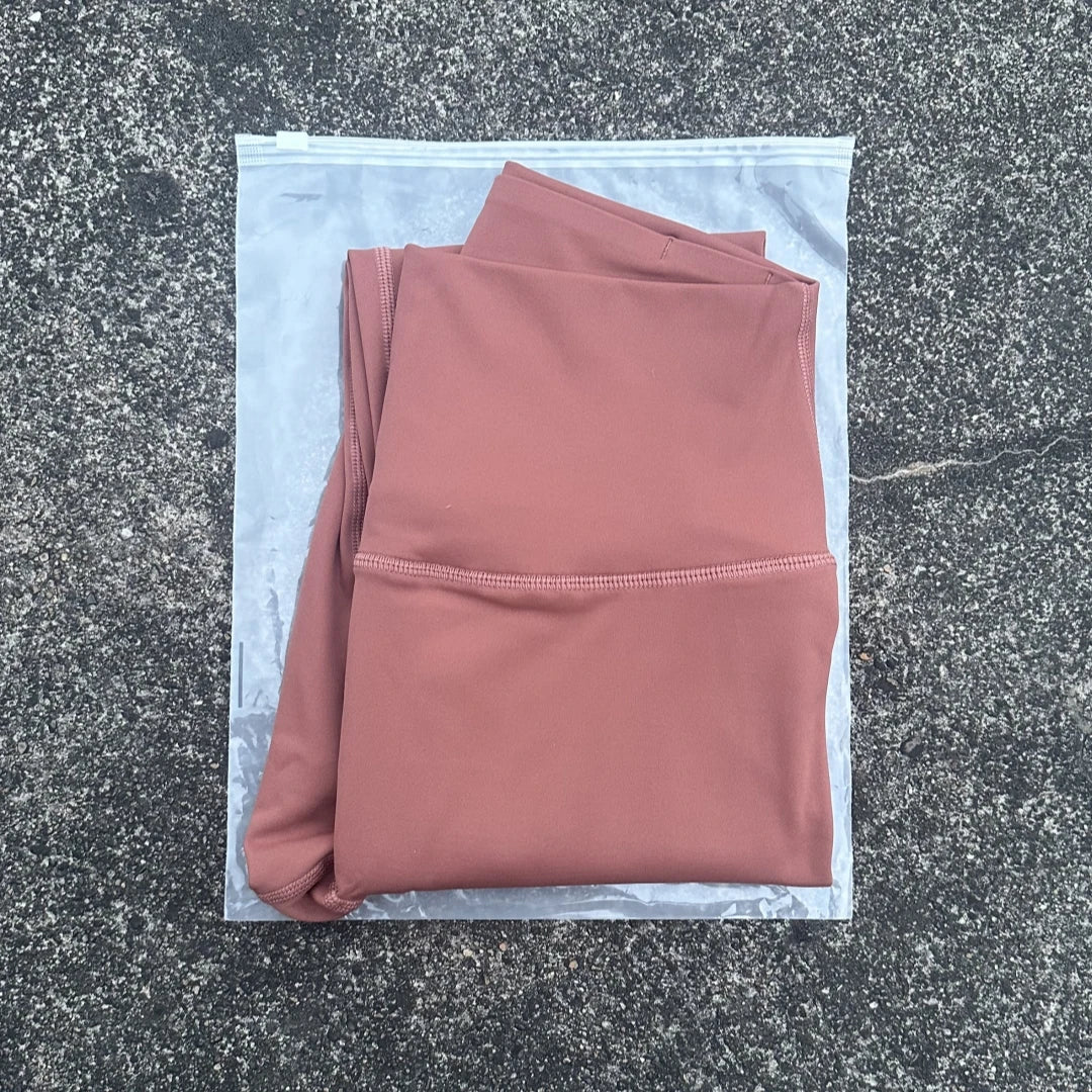 Solid Color Back Waist Pocket High Waist Fitness Yoga Legging soft Women Sport Pant Tight Butter Athletic Gym Ankle-Length Pants
