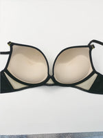 Sexy Anti-Gathering Deep V-Shaped Bra with Soft Underwire for European and American Markets, Designed to Lift and Gather Side Breasts, Enhance Small Busts, and Make the Chest Appear Larger