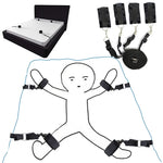 Cosplay Sex Leather Bondage Kit BDSM Restraints Fetish Erotic Sex Toys Couples Women Bandage Slave CollarsHandcuffs Adult Game