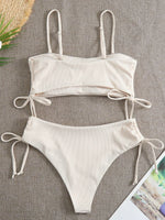 Sexy Bandeau Bikinis 2025 Women Brazilian Swimwear Female Swimsuit Two Pieces Bikini Set Bather Bathing Suits Girls Beach Wear