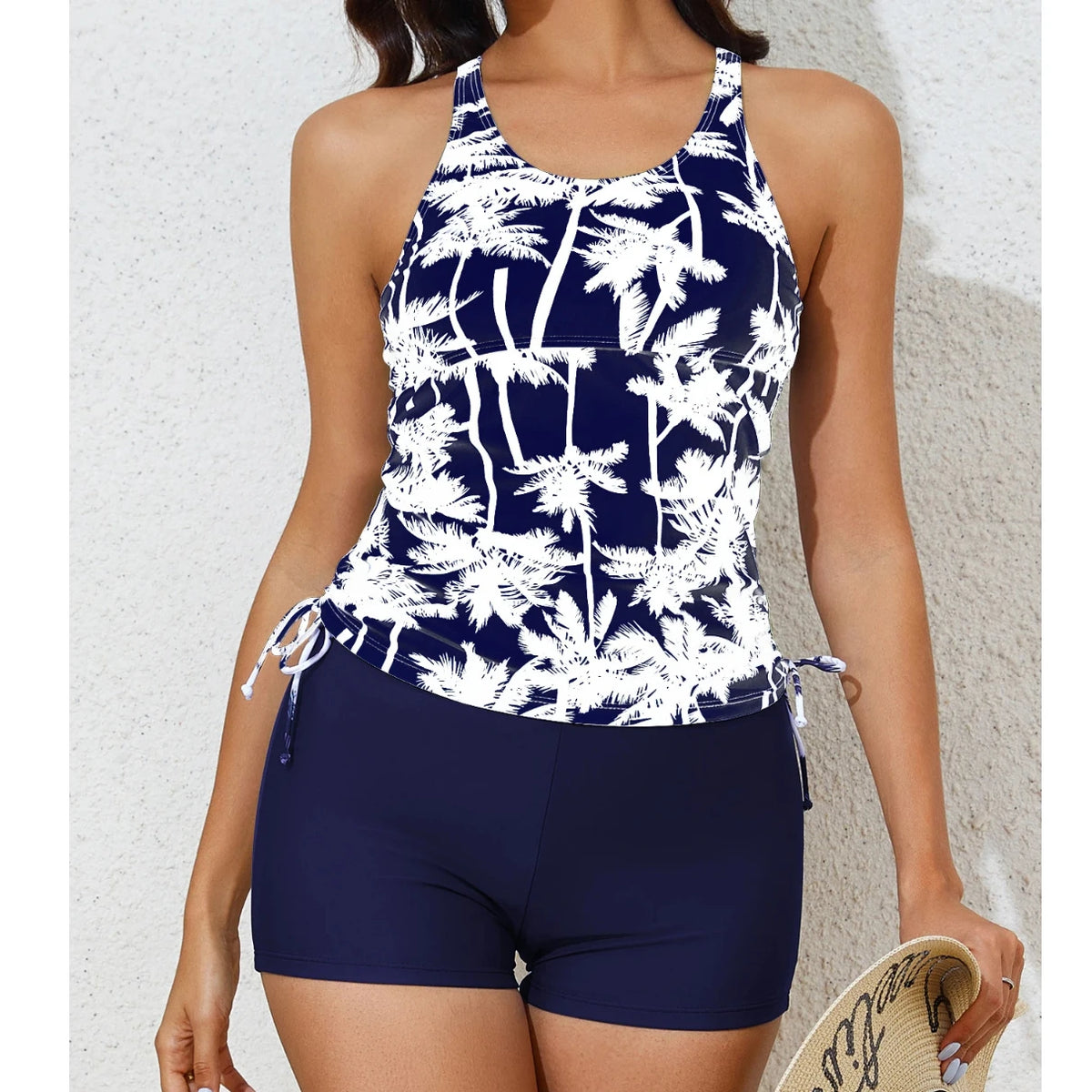 Sexy Print High Waist Tankini Sets 2026 Women Swimsuit Two Piece Swimwear Female Trunks Bathing Suits Brazilian Biquini Shorts