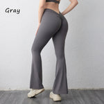 DIAS FIT JOY V-back flared pants yoga hip lifting tight pants wide leg fitness pants Gym exercise running yoga pants