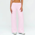 Wide-leg Pants Women Bell-bottoms High Waist Yoga Pants Workout Gym Leggings Naked Feel Pilates Running Cycling Sports Trousers