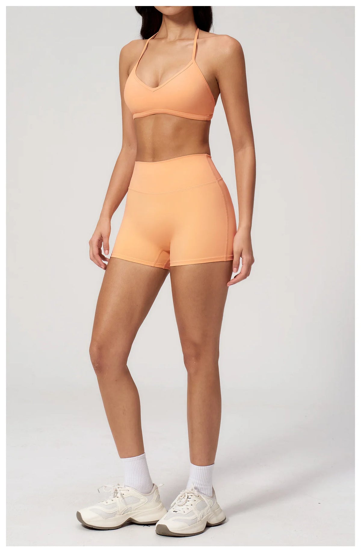 New Tight Yoga Set Women Breathable Quick Drying Sports Bra High Waist Shorts Fitness Suit Outwear Leisure Workout Gym Tracksuit