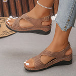 Fashion Designer Women's Wedges Sandals New Woman Breathable Sandals Fashion Comfort Handiness Summer Casual Female Sandals