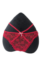 Sexy Lace Thong Double Strap Women's Panties Low Waist Transparent Flower See Through Hollow Out Low Waist G-Strings Underwear
