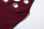 Summer Women's Fashion Dress Backless Hot Girl Sexy Slim Hip Cover Dress