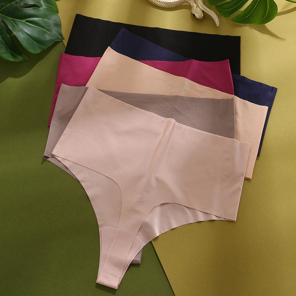 High-Rise G-String Women's Sexy Panties Seamless Female Underwear Fashion Sports Thongs Women T Panties Ladies Lingerie Tangas