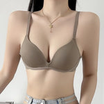 Women Wireless Fixed Mold Cup Smooth Bra Adjustable Strap Integrated Fixed Cup Lingerie Skin-Friendly Underwear S-XL Intimates