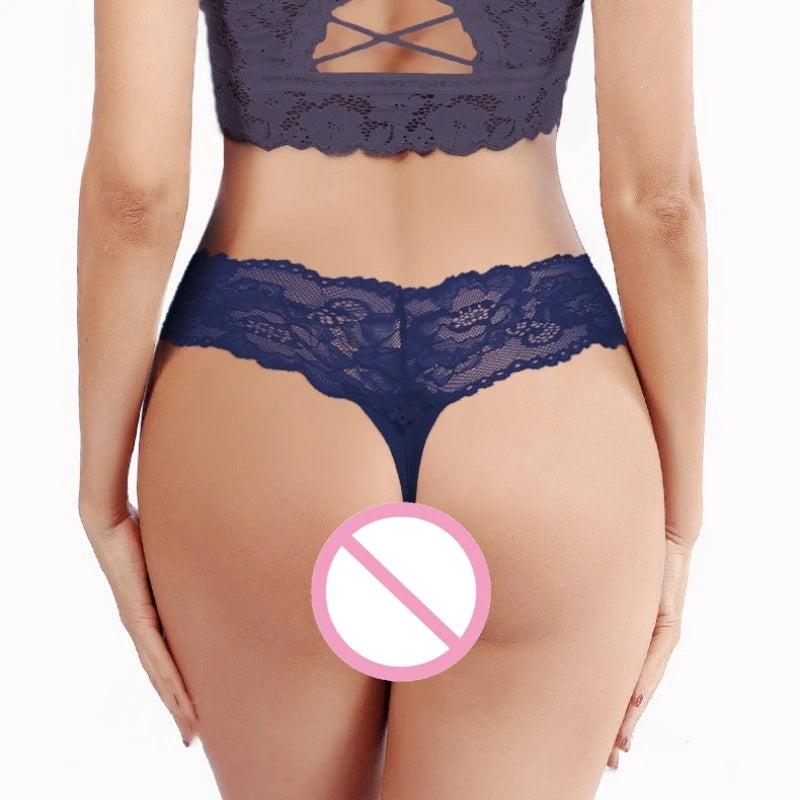10pcs/set New Style Women's Sensual Intimate Panties Low-Rise Multi-Color Lace Trim Sexy Soft Breathable Skin-Friendly Underwear