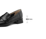 Style Spring Autumn Versatile British Style Flat Shoes Women's Vintage Leather Pumps High Heel Shoes Summer Season 2026