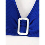 Sexy Royal Blue Bikini 2025 Woman Swimsuit Two Pieces Swimwear Female Thong Bikinis Set Swimming Bathing Suits Brazilian Biquini