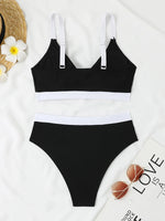 2026 Strappy Bikini High Waist Swimsuit Women Sexy Solid Swimwear Female Bathers Swimming Bathing Swimming Swim Suit Beachwear