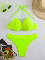 Sexy Push Up Bikini 2025 Women Swimsuit Two Piece Swimwear Female Thong Bikinis Set White Swim Bathing Suits Brazilian Biquini