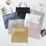 Seamless Bra Summer Tube Tops Women Crop Tops with Removable Pads Sexy Lingerie Invisible Top