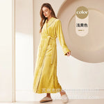 Long Flannel Robe for Men Women Warm Home Pajamas Loungewear 2026 Autumn Winter New Thick Coral Fleece Couple Bathrobe