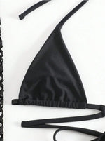 3 Pieces Triangle String Thong Bikinis 2026 Swimwear Female Sexy Brazilian Swimsuit Women Bathers Bathing Swimming Swim Suit