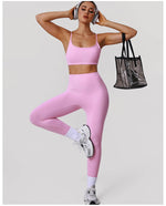 2 Pieces Sportswear Women Yoga Shorts Set Short Sleeve Sports T Shirts High Waist Hip Lifting Running Leggings Fitness Outfits