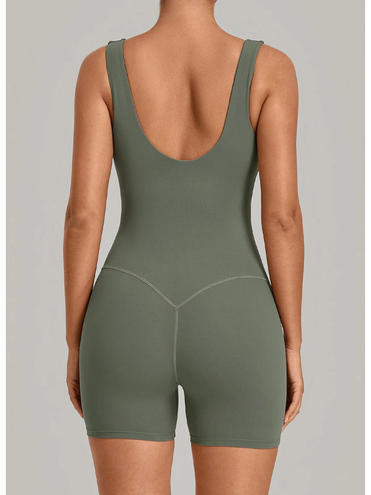 New Summer U-neck Beautiful Back Yoga Jumpsuit Women Sleeveless Tight Sports One Piece Suit Outdoor Gym Running Fitness Overalls