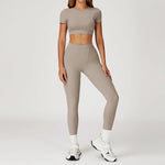 New Yoga Set 2Pcs Women No Logo Tank Tops High Waist Seamless Shorts Workout Outfit Fitness Gym Clothes Workout High quality