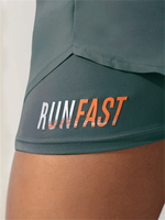 Women's High Rise Yoga Shorts With Elastic Proximity Control Running Shorts, Fake Two Pieces Pants