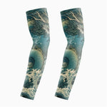 Ice Silk Tattoo Sleeve Men Women Summer Tattoo Sleeve UV Solar Arm Covers Cycling Cuff Quick Drying Cool Anti-Sunburn Arm Sleeve
