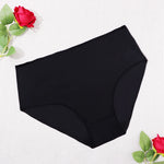 Beauwear Ultra Thin Elastic High Waist Panties for Women Underwear Ladies Big Size Briefs Plus Size Satin Sexy Female Panties