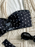 XS - L Polka Dot Bandeau Bikini Women Swimwear Female Swimsuit Two-pieces Bikini Set Brazilian Bather Bathing Suit Swim Lady
