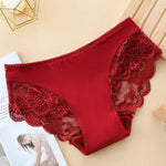 Sexy Hollow Women Panties Lace Flowers Embroidery Underwear Low WaistUnderpants Summer Breathable Briefs Butt Lifter Panty