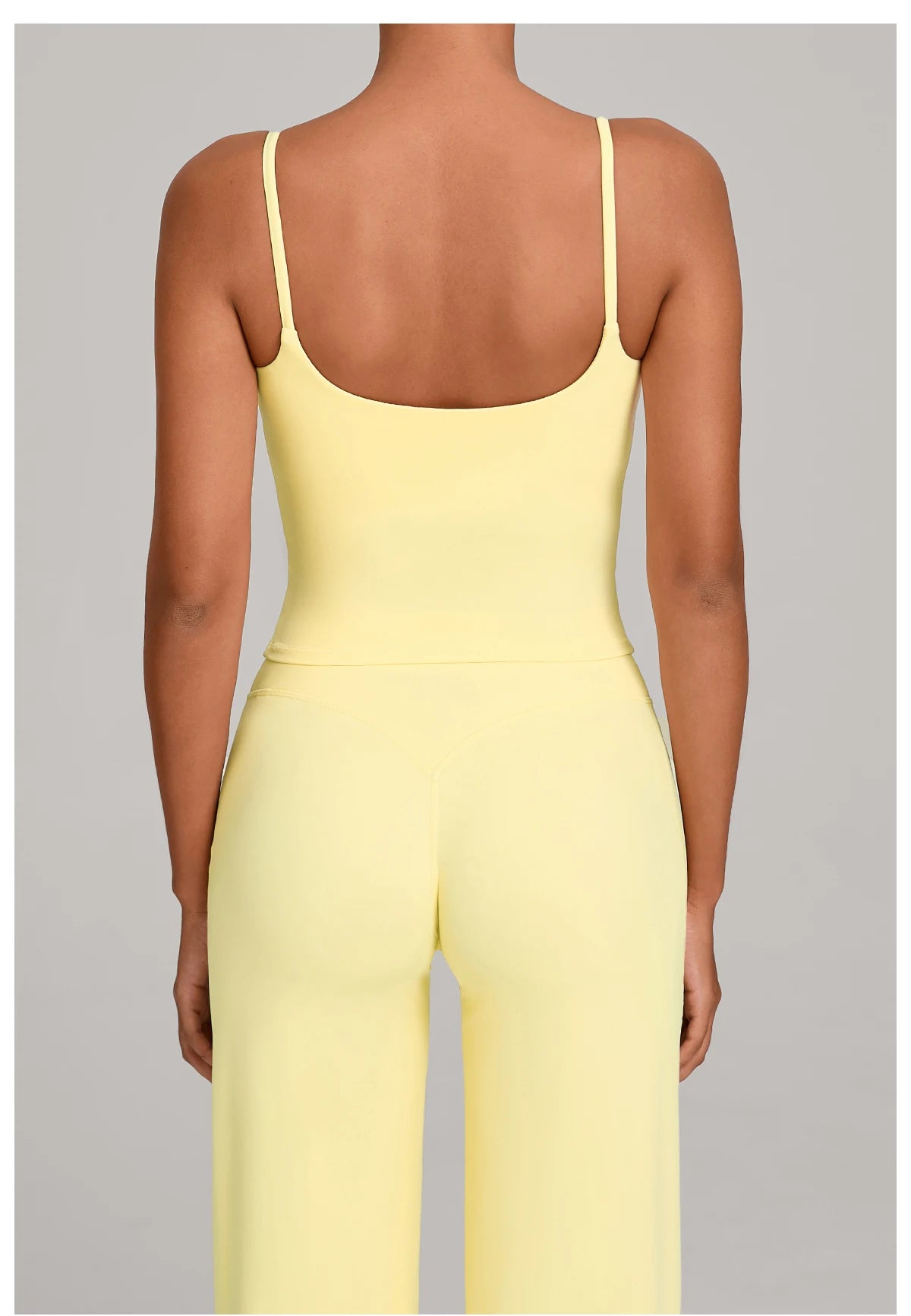 GYM Tank Top With Built In Bra women's Yoga clothing running Square Neck fitness vest beautiful back sports Workout