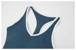 Women's Nude Yoga Clothes Beautiful Back and Slim Fit Two Anti Glare Dresses Outdoor Sports Running and Leisure Fitness Clothes