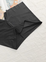 Large size black invisible seamless women's flat angle pants for comfortable wearing plus size underwear Z2420