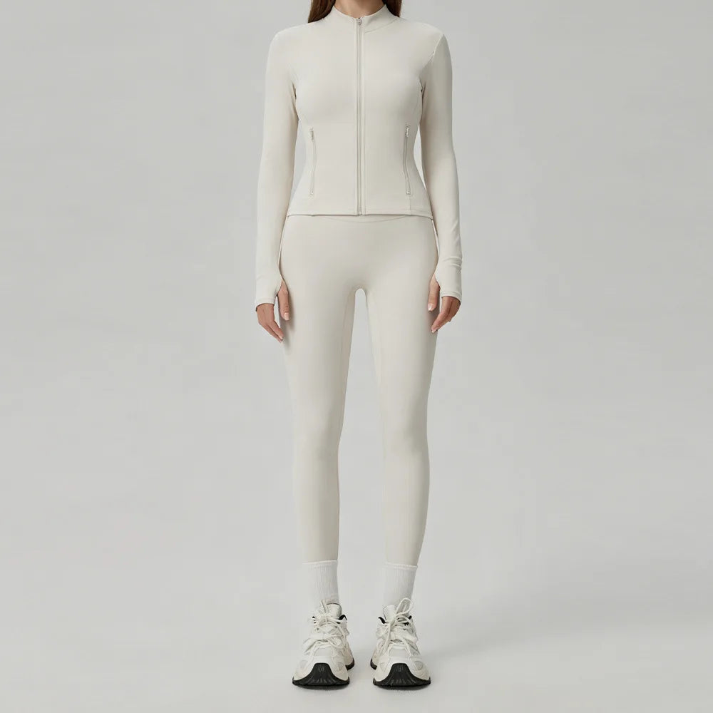 2/3PCS Yoga Suit Women Tracksuits Gym Clothes Workout Flared Pants Zipper Long SleeveAthletic Wear Female Sports Yoga Clothing